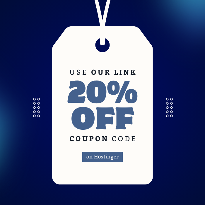 Hostinger 20% Discount Coupon 2026 - Premium Web Hosting Deals with Free Domain and SSL